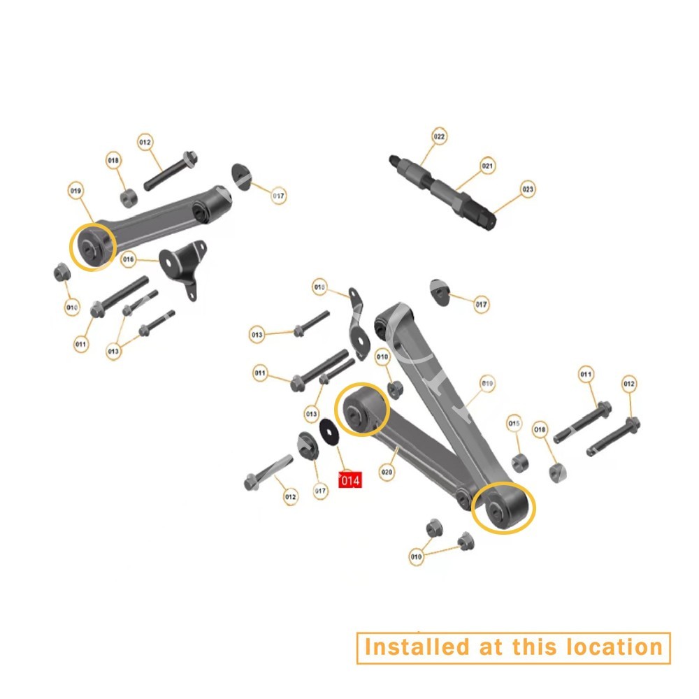 Engine Mount Arms Bushing Kit For McLaren 570S GT 625 650 12C 540C 675