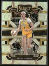 Dearica Hamby 2024 Panini Select WNBA #77 Prizms Silver Los Angeles Sparks