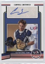 2023 Panini USA Baseball Stars & Stripes Campbell Smithwick #18U2-CS Auto 03hd