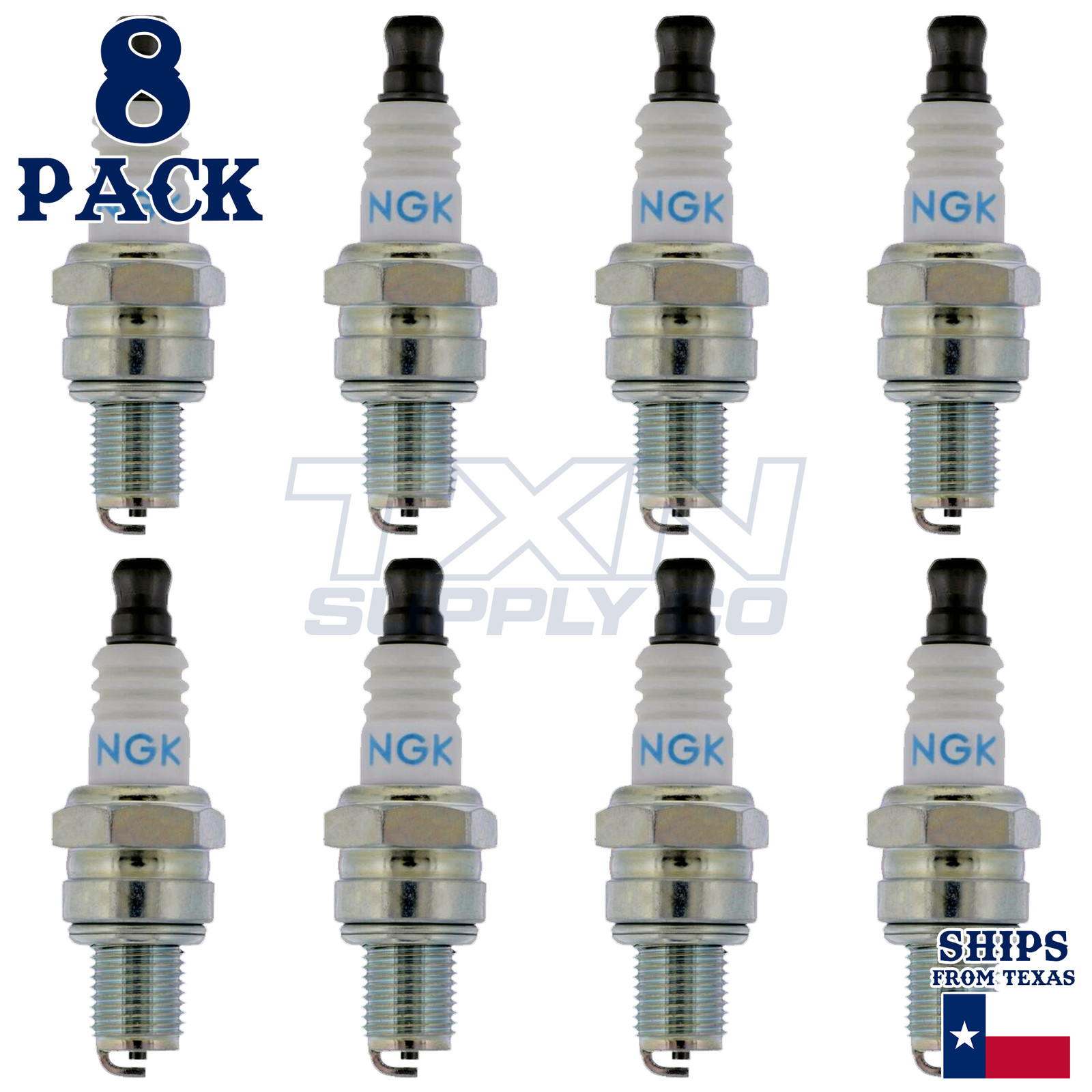 NGK 3066 Spark Plugs 8 Pack