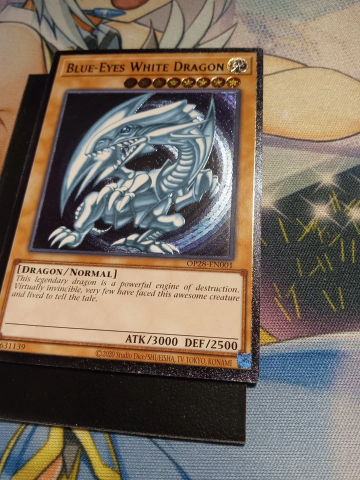 Yu-Gi-Oh! Blue-Eyes White Dragon - OP28-EN001 - NM Ultimate Rare - Image 3 of 4