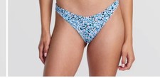 RVCA Sprinkles Medium Coverage French Bikini Bottom Medium NWT BK961