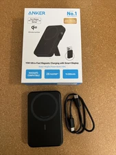 Anker MagGo Power Bank 10K UltraFast Magnetic Charging W/smart Display A1654 USE