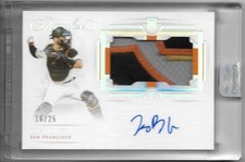 2021 Panini Flawless Encased PATCH/AUTO RPA Joey Bart RC GIANTS #d 16/25