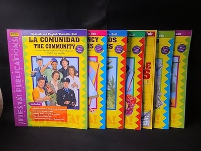 Fiesta ESL Bilingual Books Lot 7 Spanish English Teaching Units Homeschool
