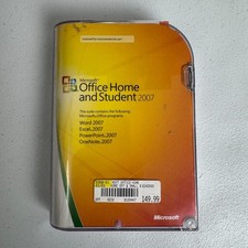 Microsoft Office Home and Student 2007 Sealed Word, Excel, PowerPoint, OneNote 