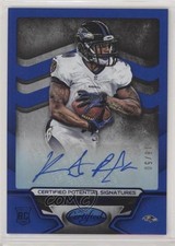 2016 Certified Potential Signatures Mirror Blue 18/50 Kenneth Dixon Auto nq6