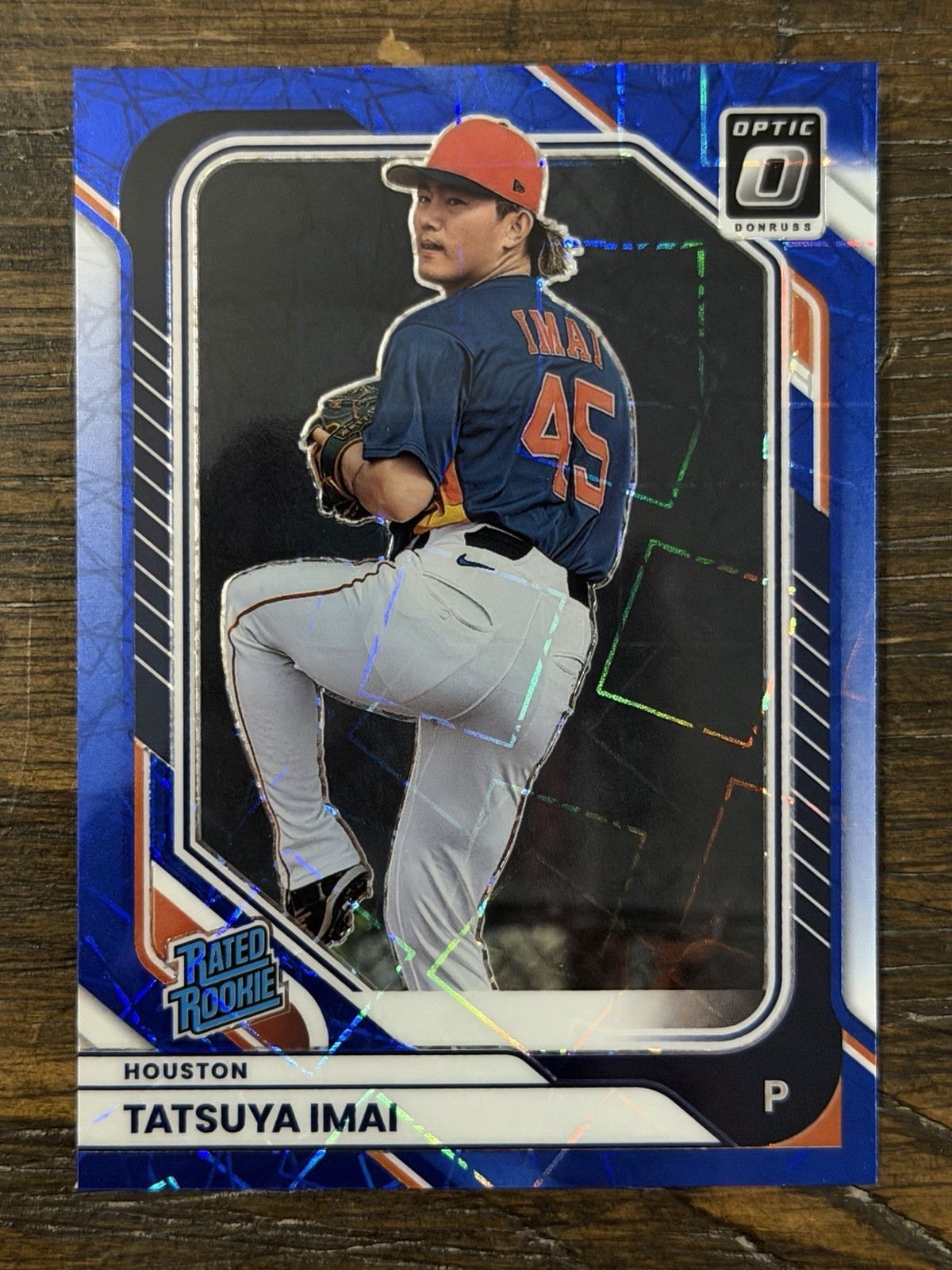 2026 Panini Donruss - Tatsuya Imai #42 Blue Velocity Optic Prizm