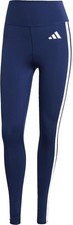 adidas - Womens Opt Ess 3S L Tight, Color Dkblue/White, Size: Small