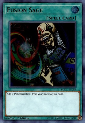 Yu-Gi-Oh! Fusion Sage 1st Ed. LCKC-EN089 Ultra Rare NM/LP x1
