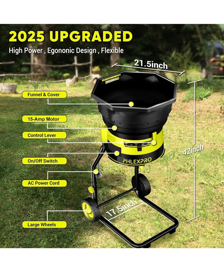 Phlexpro Elektro Laubmulcher - Bild 3 von 4