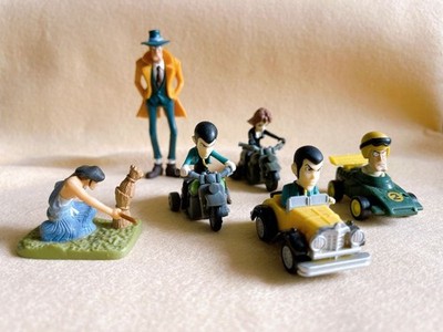   [Set Sale] Lupine the Third Family Mini Figur Oldtimer, Motorrad usw.