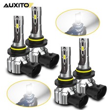 AUXITO 9005 9006 LED Headlight Bulbs Super Bright HIGH/LOW 22000LM Beam 6000K