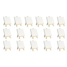 Toiles Avec Chevalet Ensembles 16 Paquet Petit Peinture Toile 4 X 4