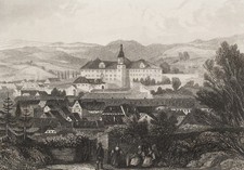 Nach Unbekannt (19.Jhd), Romantische Stadtansicht Schmalkaldens, Sst. Romantik