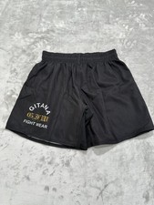 BJJ MMA Jiu Jitsu Shorts No Gi by Gitana Fightwear Premium Black Los Angeles New