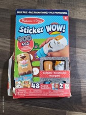 Melissa Doug Sticker WOW Pets Activity Set Value 900 Stickers 48 Pages