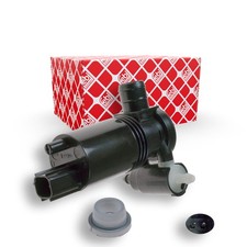 FEBI BILSTEIN Waschwasserpumpe Scheibenreinigung Wischwasser Hinten Vorne 109266
