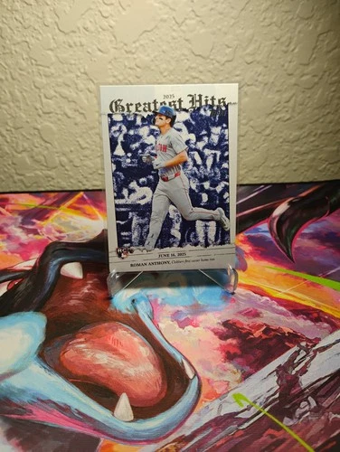 2026 Topps #GH-26 Roman Anthony 2025 Greatest Hits Insert Card Boston Red Sox