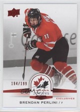 2014 Upper Deck Team Canada Juniors Exclusives 194/199 Brendan Perlini #38 0c3