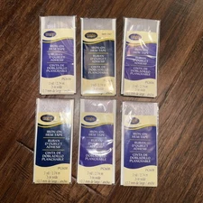 Lot Of 6 Wrights Iron-On Hem Tape Gray 3 Yds/ .5in Wide New Sealed