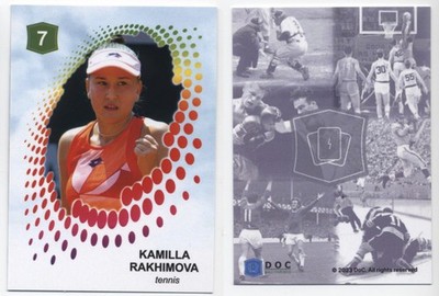 2023 DoC Deck of Cards Kamilla Rakhimova tennis Rookie