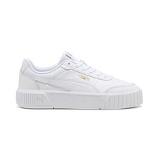 PUMA Carina Mia Lace Up Womens White Sneakers Casual Shoes 40263706