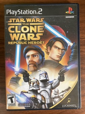 Star Wars The Clone Wars Republic Heroes PS2 PlayStation 2 Complete Working