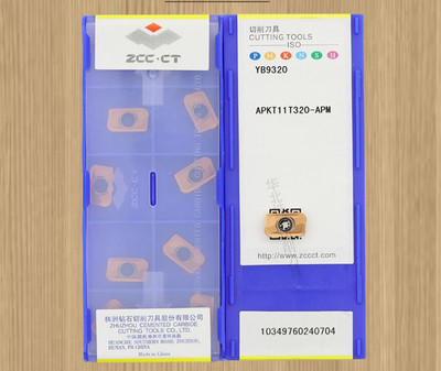 ZCC.CT APKT11T320-APM YB9320 CARBIDE INSERTS APKT EMP01 Milling Insert 10PCS
