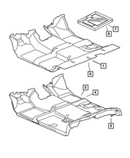Genuine Mopar Slush Mats 82209549ac