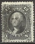 U.S. #97 var Used - 12c Black w/ "F" Grill, Very Thin Paper ($340)