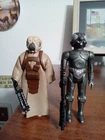 Vintage Star Wars 1981 4-LOM & 1982 Zuckuss Complete Figures Lot MIHK COO *READ*
