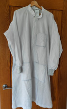 White Lightweight Lab Coats Hospitals Cleaning Warehouse Coverall Coat Dustcoat