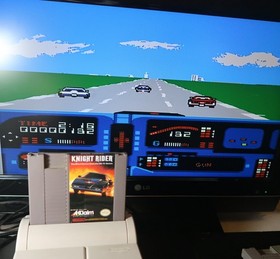 Cartuccia Nintendo Knight Rider NES - testata e FUNZIONANTE - vedi screenshot!