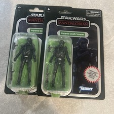 IN HAND TWO Hasbro STAR WARS VINTAGE Walmart IMPERIAL DEATH TROOPER CARBONIZED