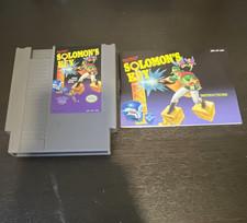 Tecmo Solomon's Key (NES) NTSC-U/C Puzzle Game Cartridge w/ Manual