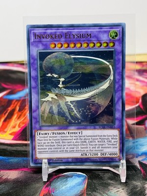 Yugioh Invoked Elysium 1st Edition Ultra Rare BLAR-EN083