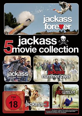 Jackass - 5 Movie Collection # 5-DVD-NEU