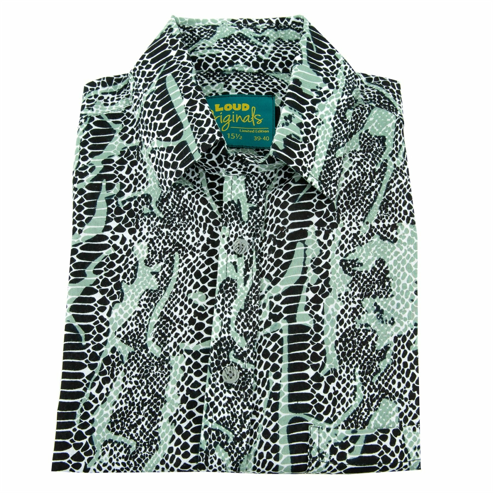 Chemise Vintage Originale Colorée Imprimé Loud Rétro Groovy - FURTON Taille S
