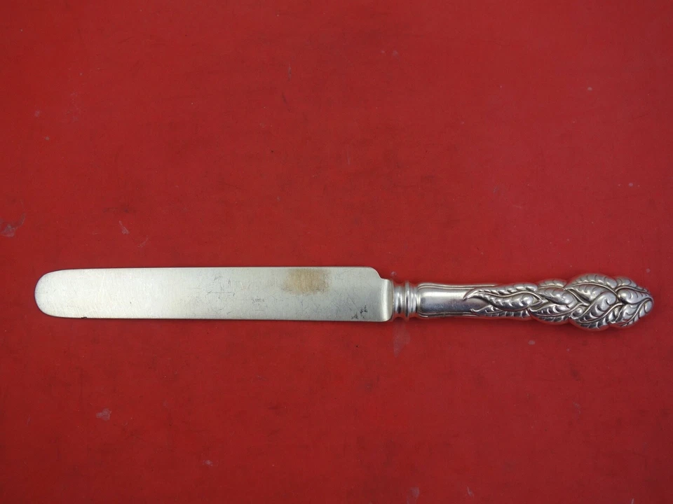 Cuchillo regular de plata esterlina Ailanthus de Tiffany and Co romo 9 1/4" Foto 2 de 2