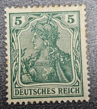 Stamp Germany Deutsches Reich Germania 5 Pfennig 1905 Mi. Nr. 85 (34292)