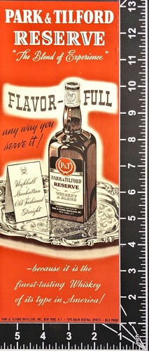 1942 Park & Tilford P&T Whiskey Blend of Experience Vintage Print Ad - Picture 2 of 6