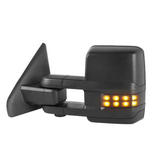 2PCS Power Heated Tow Mirrors Turn Signal For 2002-08 Ram 1500 2003-09 2500 3500 - Picture 2 of 12