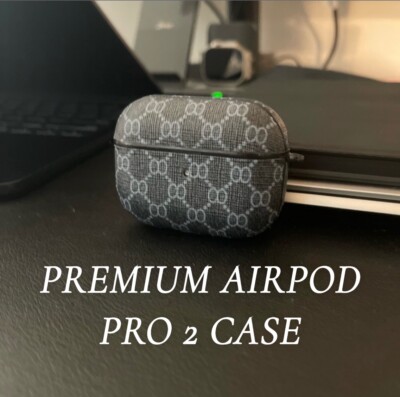 For Airpods Pro 2 generation Retro Leather Shockproof Airpods Case Cover