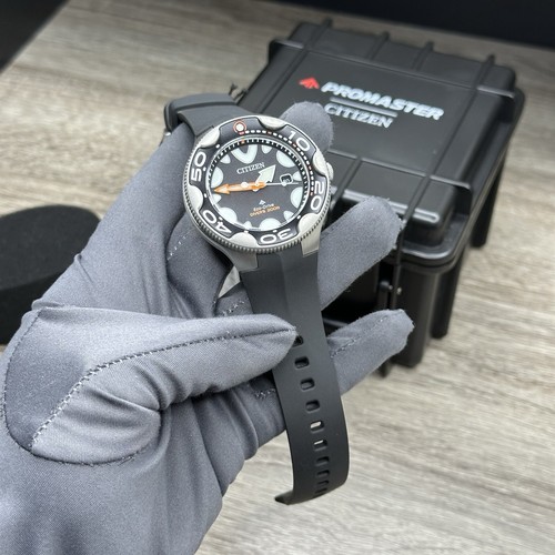 NEW✅DIVER✅ Citizen Eco-Drive Promaster ORCA Black Polyurethane Watch BN0230-04E - Picture 8 of 18