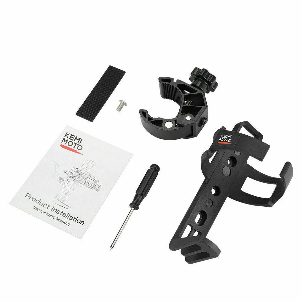 Portavasos Soporte de Agua Bebida Jaula de Bebidas para ATV Bicicleta Scooter Bicicleta Barco Foto 2 de 4