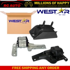 Engine Motor & Trans Mount Set for 97-04 Ford F150/ F250 4.6L / 5.4L 4WD 3PCS