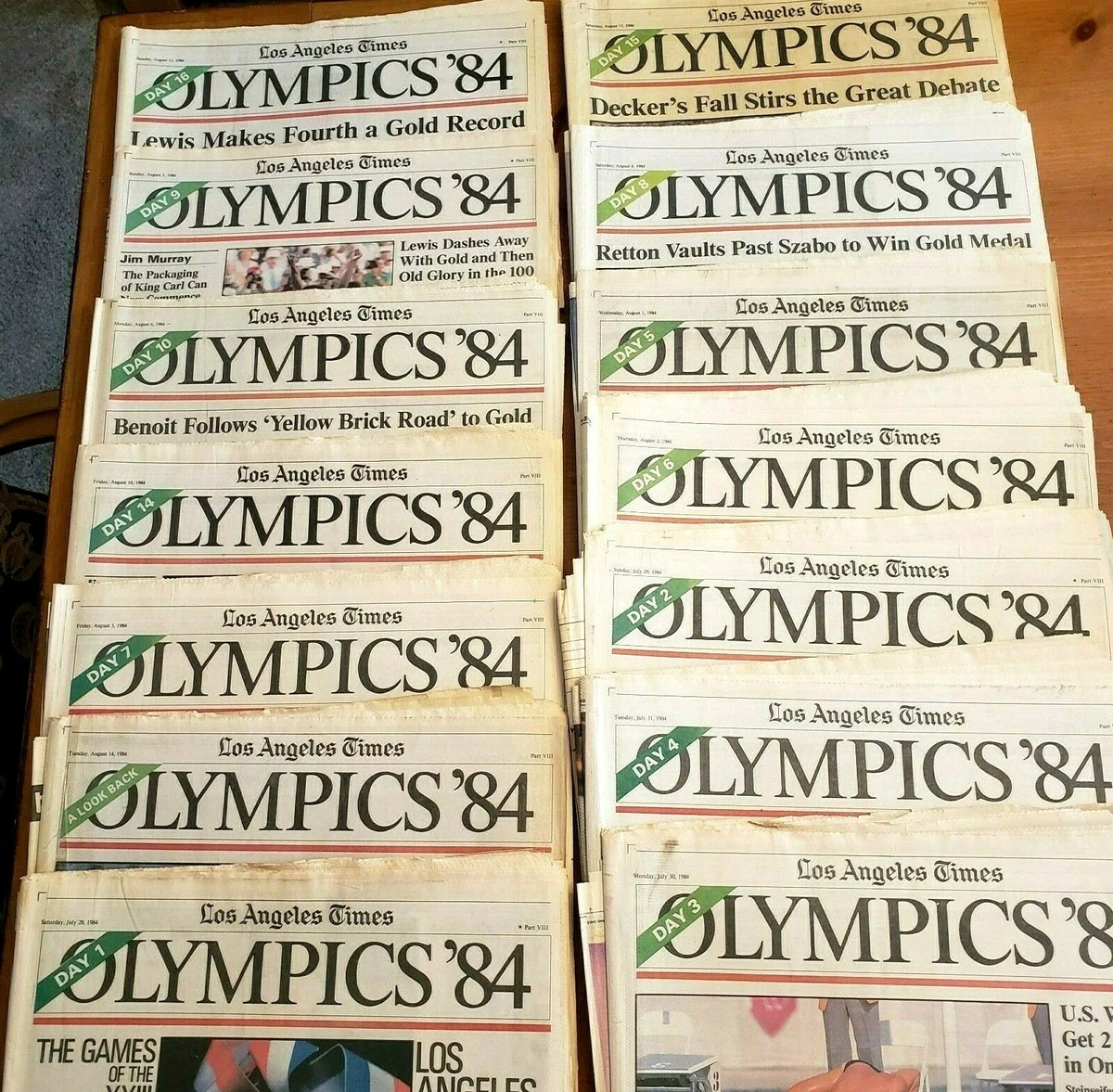 Official Report Olympiad Los Angeles, 1984 Volume 2 Competition