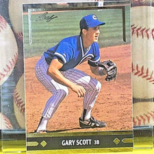 1991 LEAF GOLD ROOKIES Baseball Card # BC4 *** GARY SCOTT *** Chicago Cubs