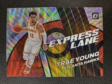 Trae Young 2021-22 Panini Donruss Optic Tmall Exclusive Red Wave Express Lane #5